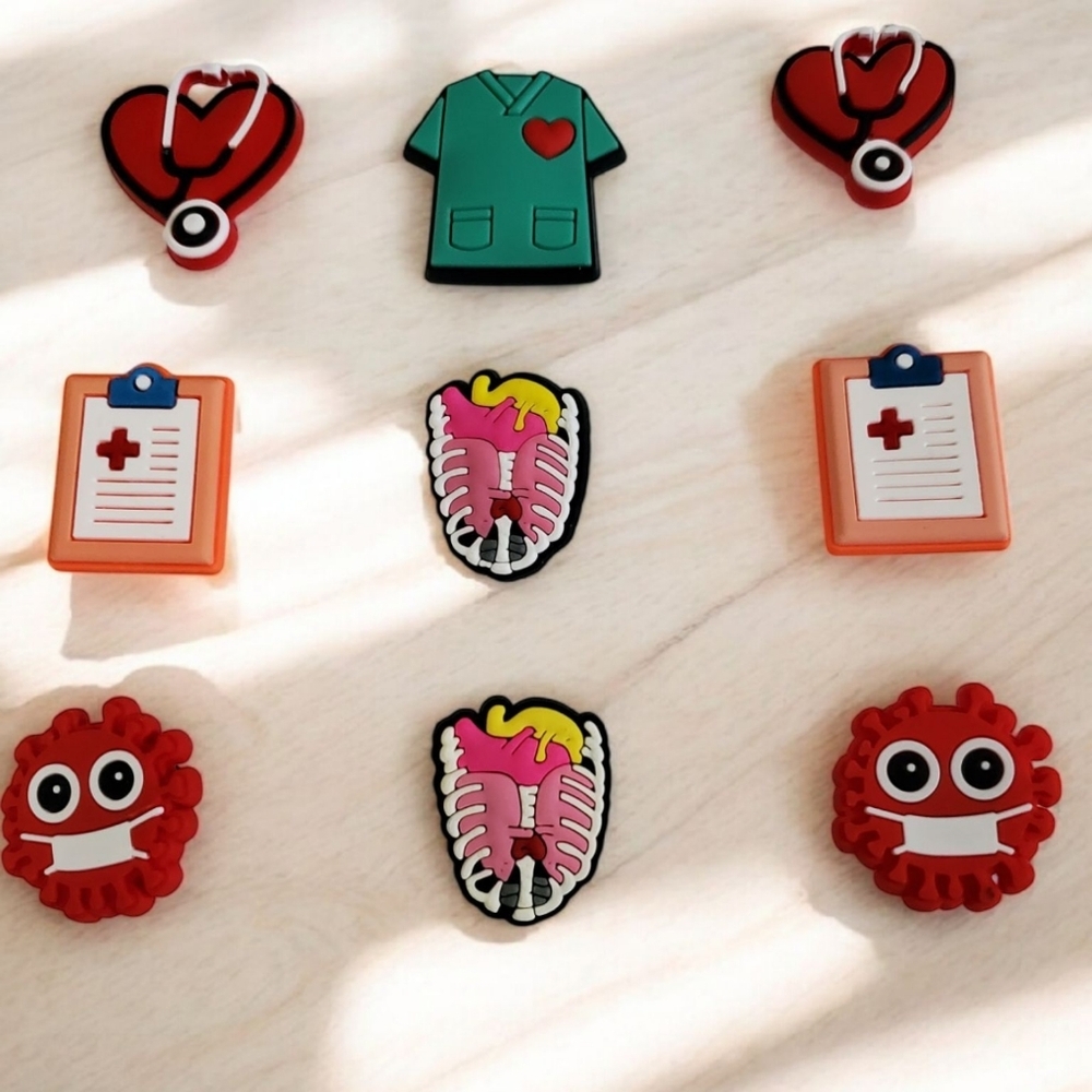 Nurse Croc Charms